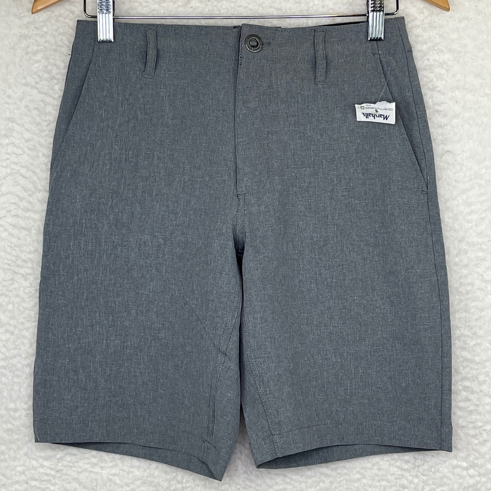 Volcom Men Grey Heather Hybrid Board Shorts Walk Shorts Size 26 XS